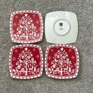Christmas App/Dessert Set of 4